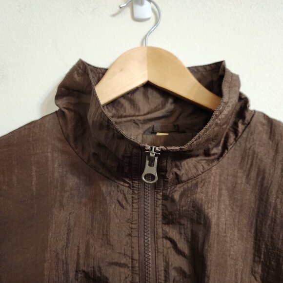 Vtg Windbreaker Maggie Barnes Animal Print Patches Women 1 X Athleisure Y2K - Picture 9 of 15